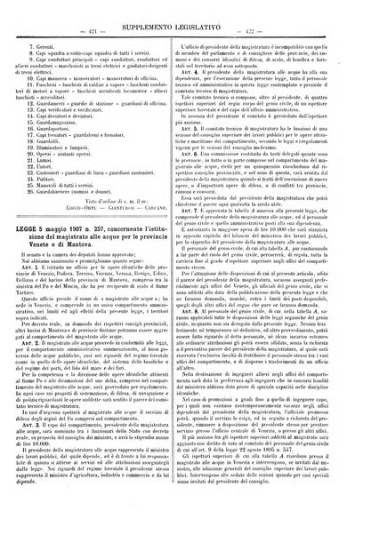 Supplemento legislativo della Giurisprudenza italiana raccolta periodica e critica di giurisprudenza, dottrina e legislazione