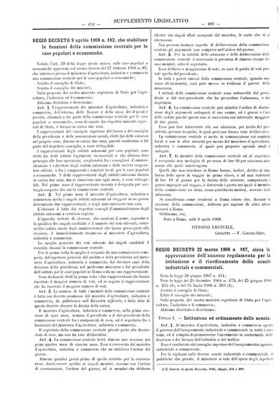 Supplemento legislativo della Giurisprudenza italiana raccolta periodica e critica di giurisprudenza, dottrina e legislazione