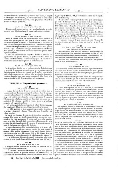 Supplemento legislativo della Giurisprudenza italiana raccolta periodica e critica di giurisprudenza, dottrina e legislazione