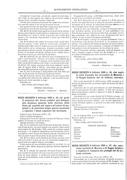 Supplemento legislativo della Giurisprudenza italiana raccolta periodica e critica di giurisprudenza, dottrina e legislazione