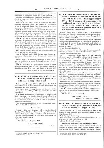 Supplemento legislativo della Giurisprudenza italiana raccolta periodica e critica di giurisprudenza, dottrina e legislazione