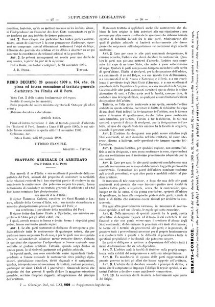 Supplemento legislativo della Giurisprudenza italiana raccolta periodica e critica di giurisprudenza, dottrina e legislazione