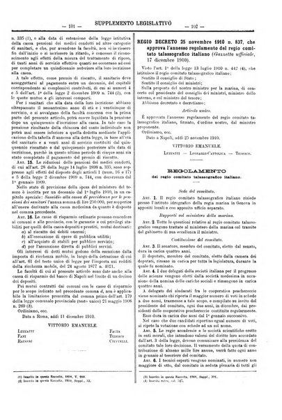 Supplemento legislativo della Giurisprudenza italiana raccolta periodica e critica di giurisprudenza, dottrina e legislazione