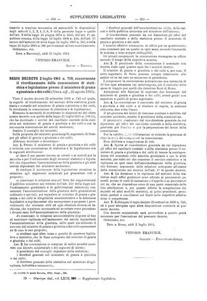 Supplemento legislativo della Giurisprudenza italiana raccolta periodica e critica di giurisprudenza, dottrina e legislazione