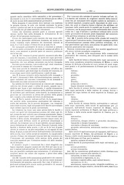 Supplemento legislativo della Giurisprudenza italiana raccolta periodica e critica di giurisprudenza, dottrina e legislazione