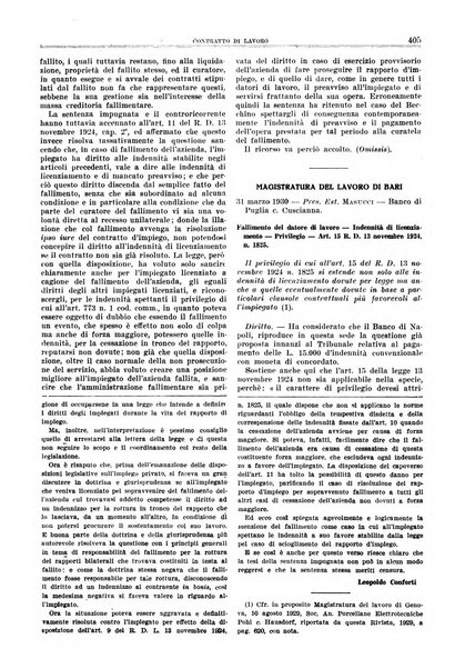 Massimario di giurisprudenza del lavoro