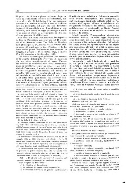 Massimario di giurisprudenza del lavoro