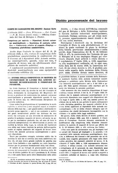 Massimario di giurisprudenza del lavoro