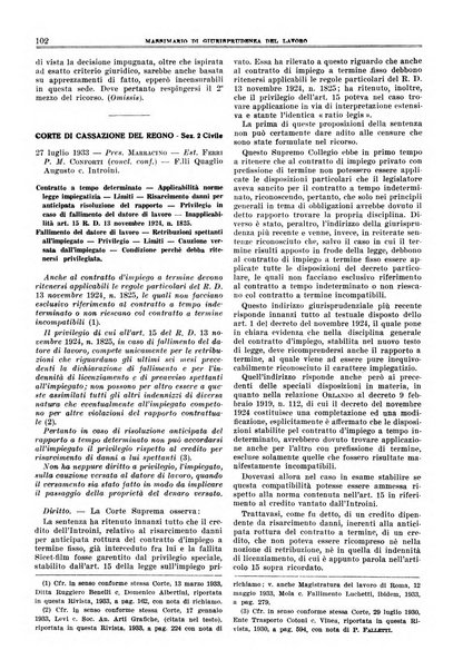 Massimario di giurisprudenza del lavoro