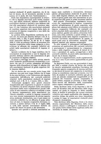 Massimario di giurisprudenza del lavoro