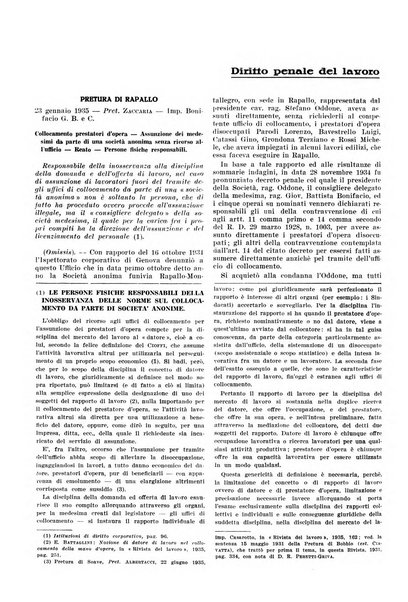 Massimario di giurisprudenza del lavoro