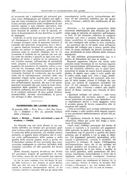 Massimario di giurisprudenza del lavoro