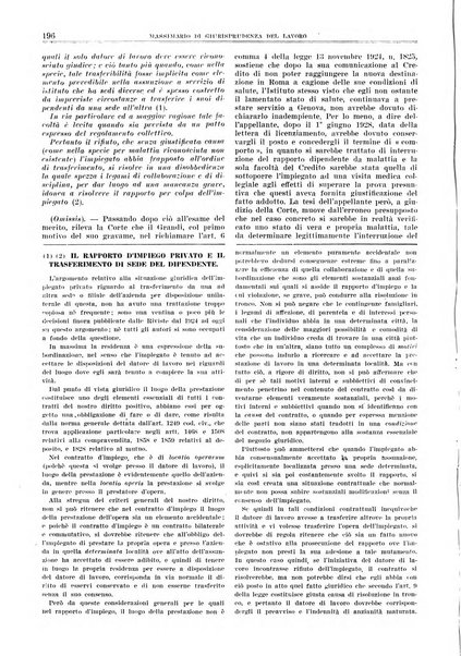 Massimario di giurisprudenza del lavoro