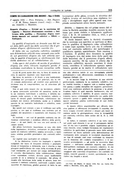 Massimario di giurisprudenza del lavoro