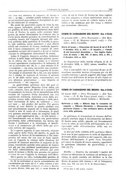 Massimario di giurisprudenza del lavoro