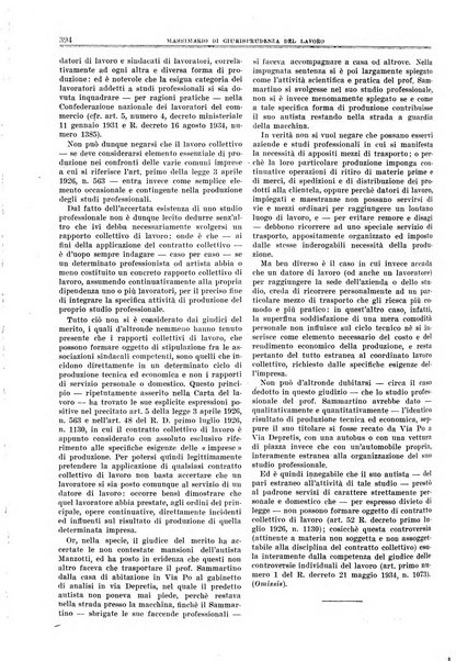 Massimario di giurisprudenza del lavoro