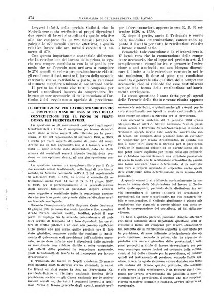 Massimario di giurisprudenza del lavoro