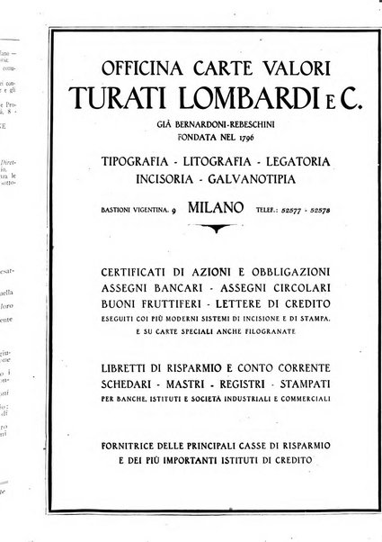 Rivista delle casse di risparmio pubblicazione mensile