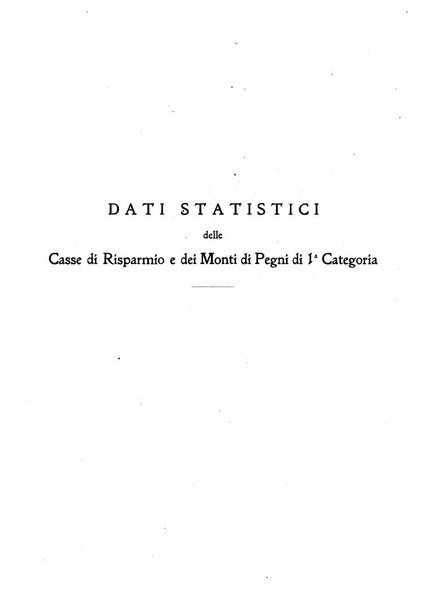 Rivista delle casse di risparmio pubblicazione mensile