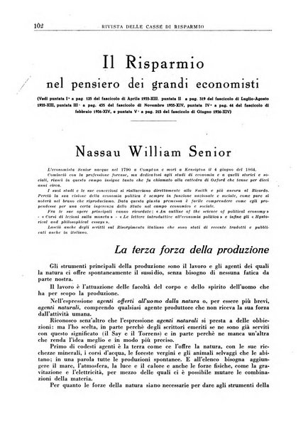 Rivista delle casse di risparmio pubblicazione mensile