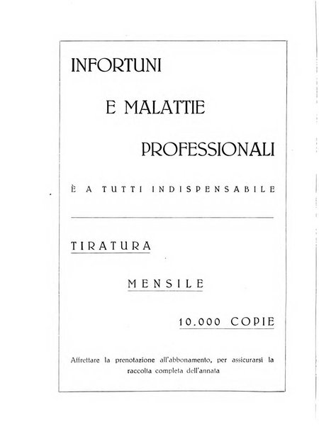 Infortuni e malattie professionali