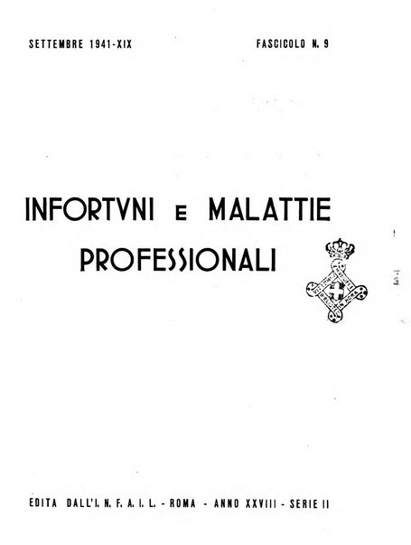 Infortuni e malattie professionali