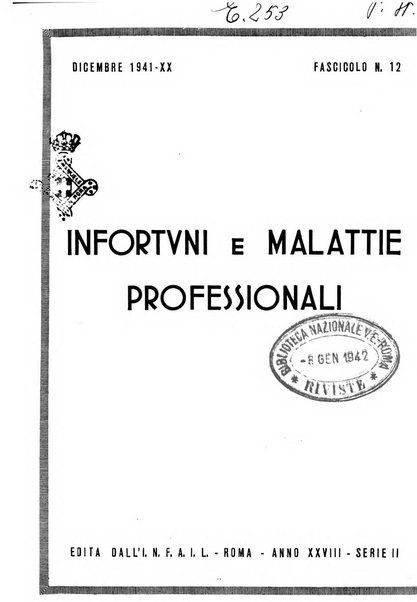 Infortuni e malattie professionali