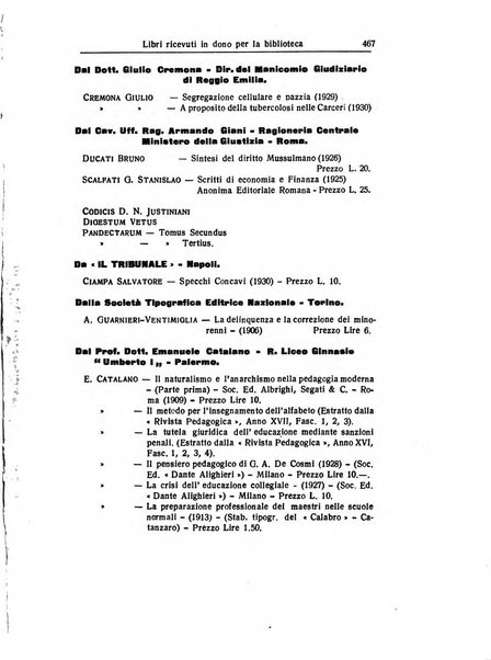 Rivista di diritto penitenziario studi teorici e pratici