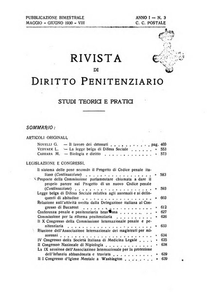 Rivista di diritto penitenziario studi teorici e pratici