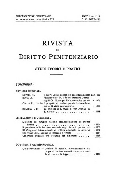 Rivista di diritto penitenziario studi teorici e pratici