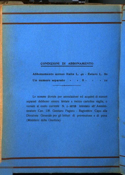 Rivista di diritto penitenziario studi teorici e pratici