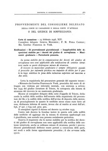 Rivista di diritto penitenziario studi teorici e pratici