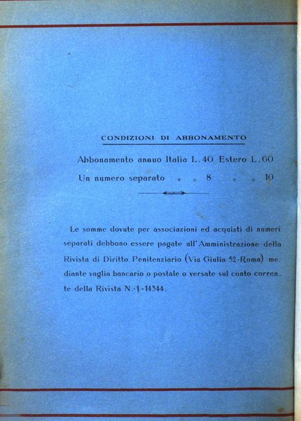 Rivista di diritto penitenziario studi teorici e pratici