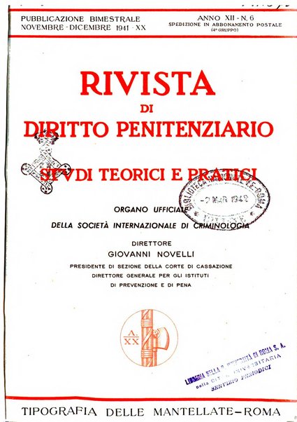 Rivista di diritto penitenziario studi teorici e pratici