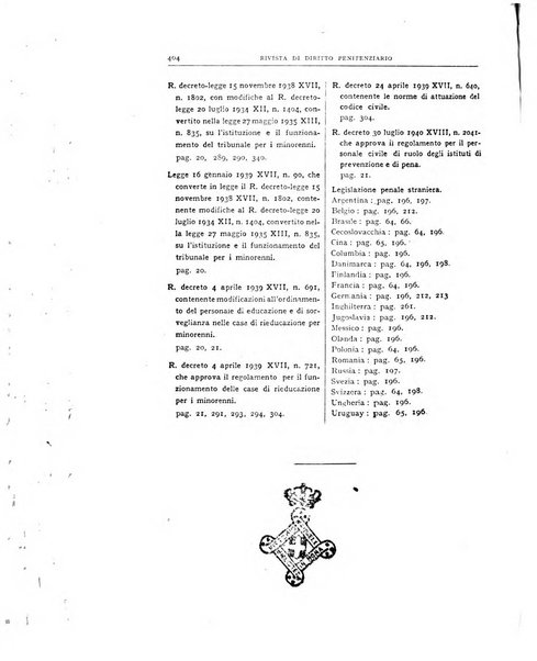 Rivista di diritto penitenziario studi teorici e pratici