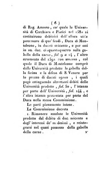 Bullettino delle sentenze emanate dalla Suprema commissione per le liti fra i già baroni ed i comuni