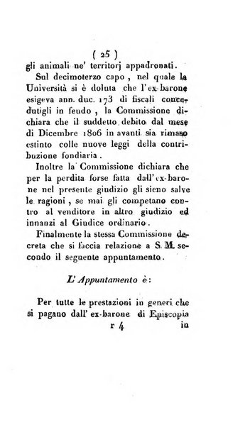 Bullettino delle sentenze emanate dalla Suprema commissione per le liti fra i già baroni ed i comuni