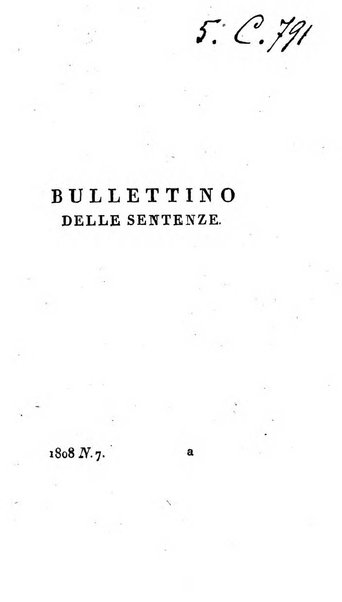 Bullettino delle sentenze emanate dalla Suprema commissione per le liti fra i già baroni ed i comuni