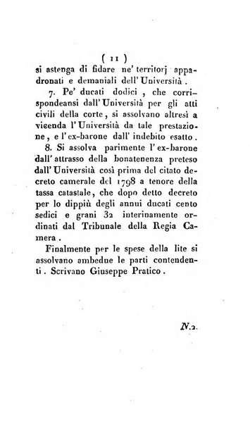 Bullettino delle sentenze emanate dalla Suprema commissione per le liti fra i già baroni ed i comuni