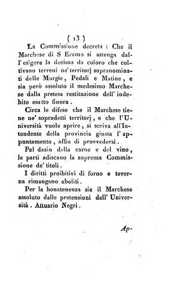 Bullettino delle sentenze emanate dalla Suprema commissione per le liti fra i già baroni ed i comuni