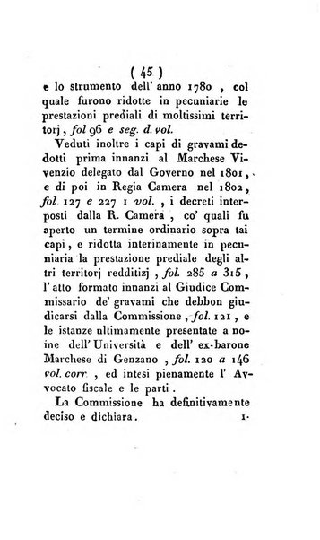 Bullettino delle sentenze emanate dalla Suprema commissione per le liti fra i già baroni ed i comuni