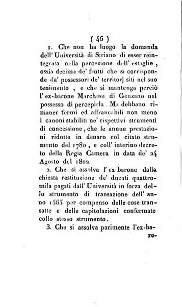 Bullettino delle sentenze emanate dalla Suprema commissione per le liti fra i già baroni ed i comuni