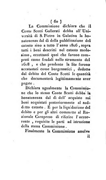 Bullettino delle sentenze emanate dalla Suprema commissione per le liti fra i già baroni ed i comuni