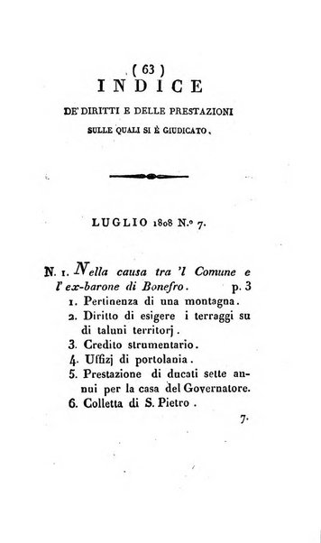 Bullettino delle sentenze emanate dalla Suprema commissione per le liti fra i già baroni ed i comuni