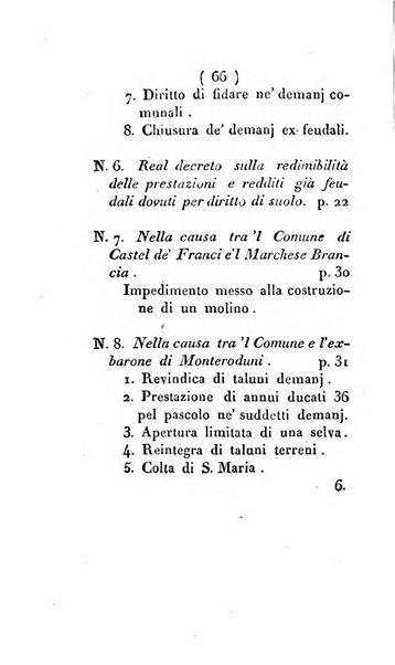 Bullettino delle sentenze emanate dalla Suprema commissione per le liti fra i già baroni ed i comuni