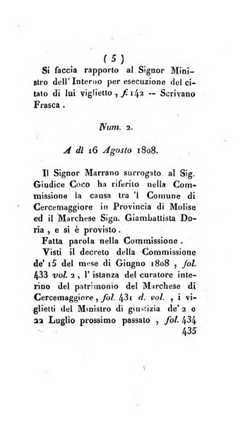 Bullettino delle sentenze emanate dalla Suprema commissione per le liti fra i già baroni ed i comuni