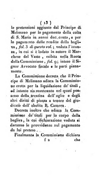 Bullettino delle sentenze emanate dalla Suprema commissione per le liti fra i già baroni ed i comuni