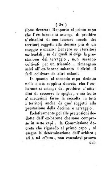 Bullettino delle sentenze emanate dalla Suprema commissione per le liti fra i già baroni ed i comuni