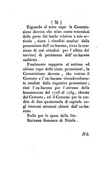 Bullettino delle sentenze emanate dalla Suprema commissione per le liti fra i già baroni ed i comuni