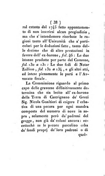 Bullettino delle sentenze emanate dalla Suprema commissione per le liti fra i già baroni ed i comuni